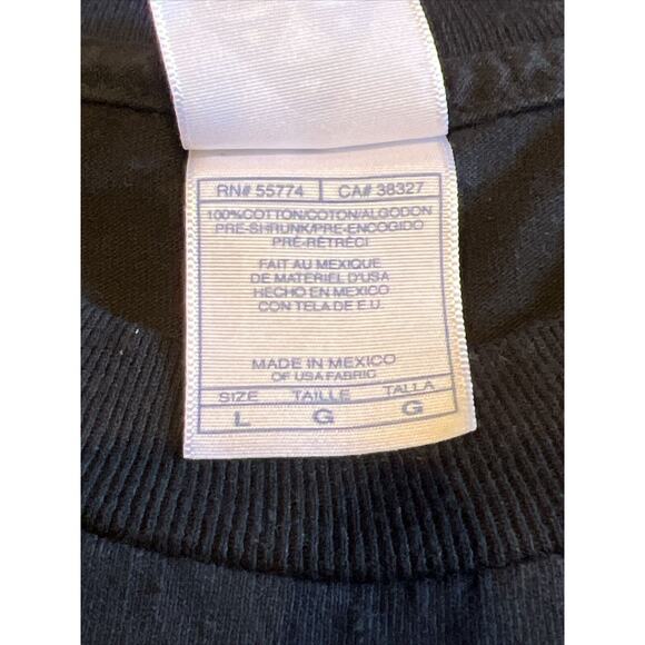 VTG Betty Boop T Shirt Mens Large Black Lady Luck Dice Vegas Y2K Alstyle Apparel - Picture 9 of 10